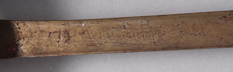 OFFICERSSABEL, Sverige, 1800-talets andra hälft.
