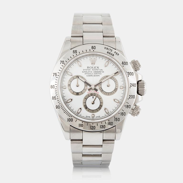 Rolex, Cosmograph, Daytona, chronograph.