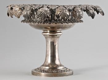 SKÅL, silver, empire, Adolf Zethelius Stockholm 1836. Vikt ca 880 gram.