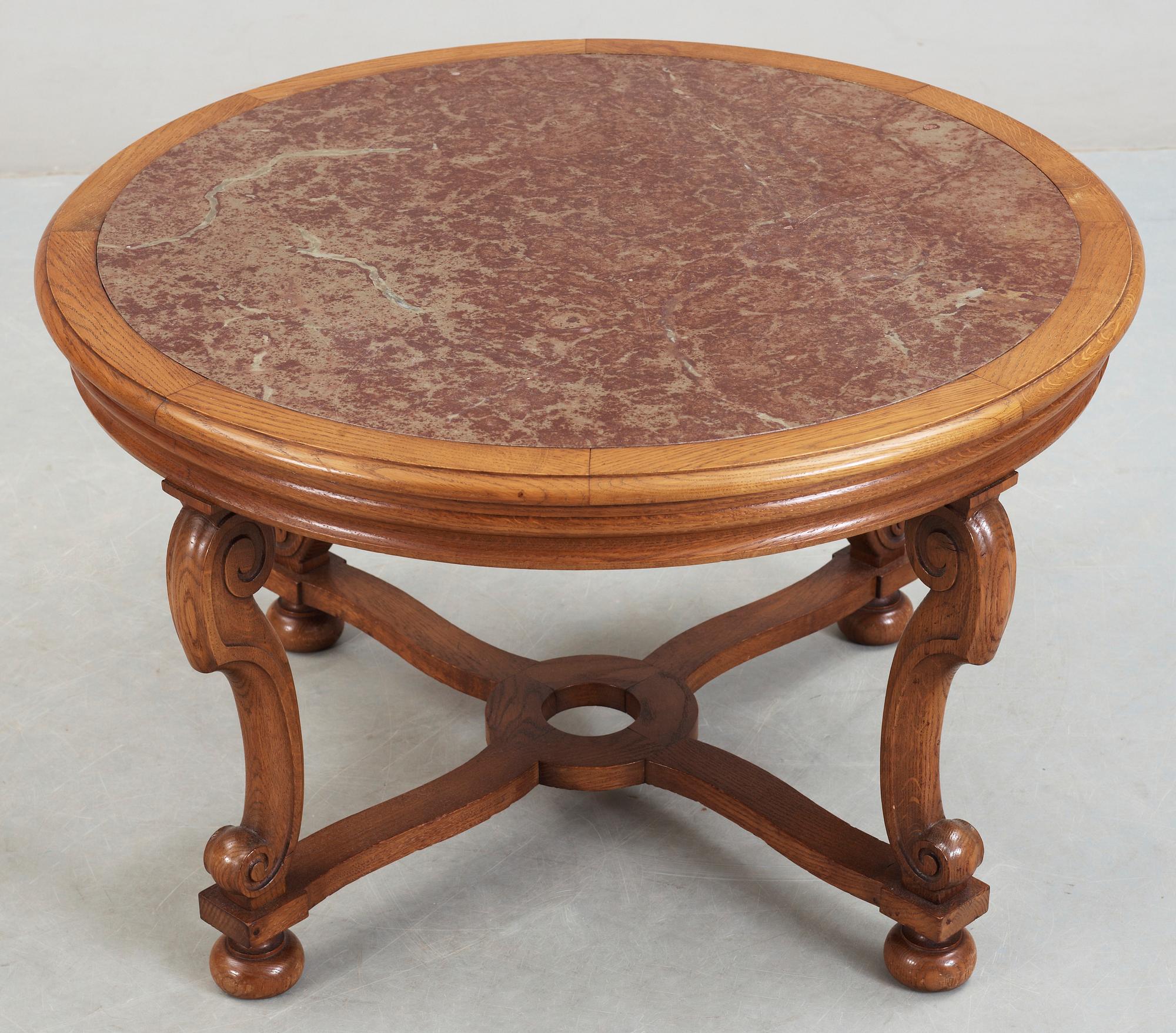 SOFFBORD.  Barockstil, 1900-tal.