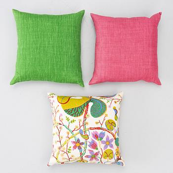 Josef Frank, Cushions, 3 pieces, Firma Svenskt Tenn.