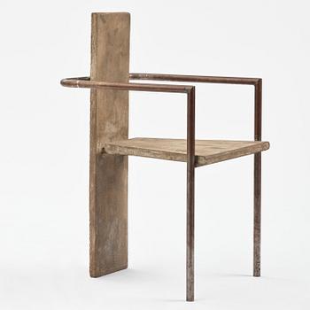 Jonas Bohlin, karmstol, "Concrete", provex, Källemo, Värnamo, efter 1981.