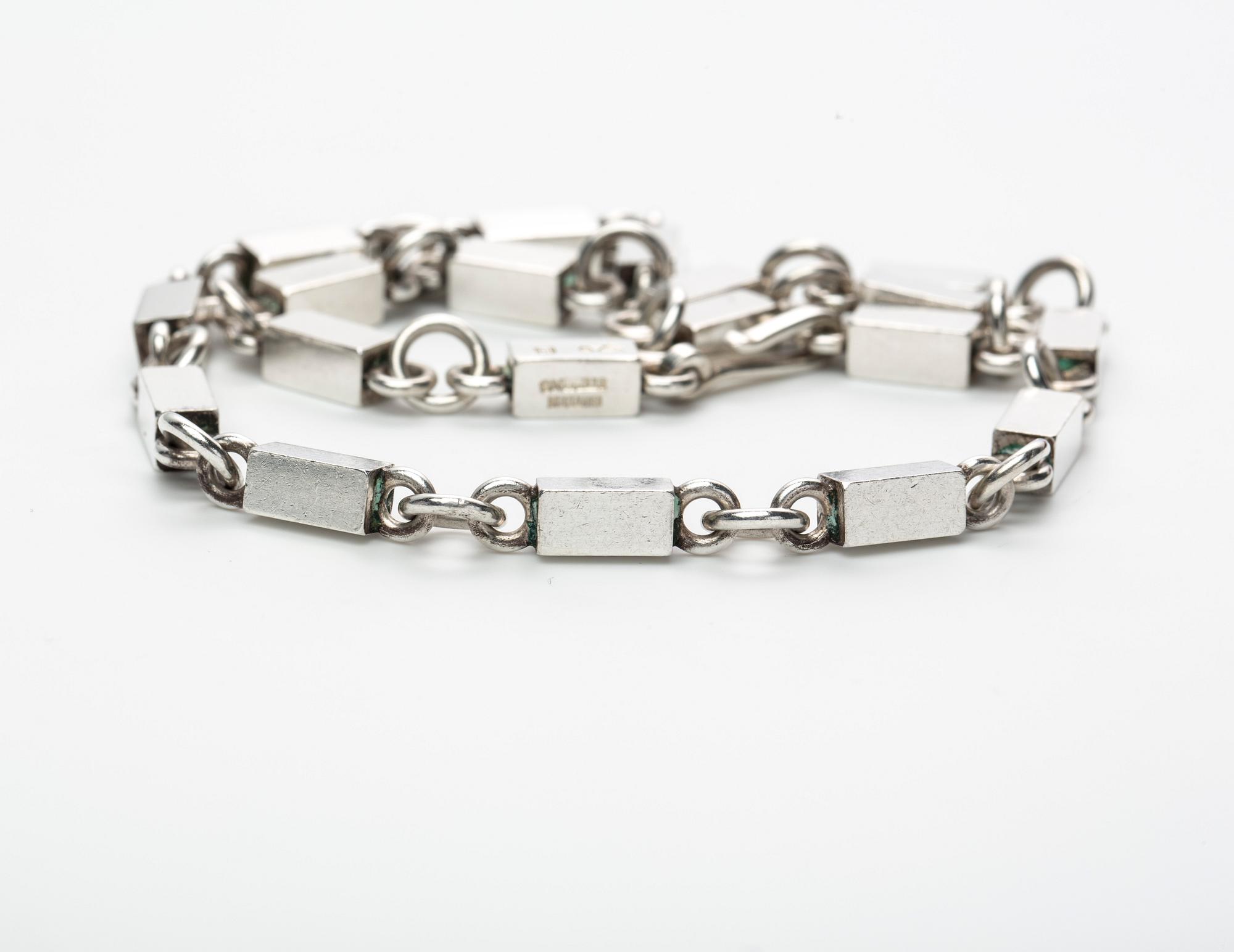 COLLIER, Wiwen Nilsson, Lund, 1951, sterlingsilver.
