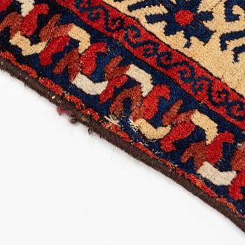 An antique Afshar rug, c 179 x 138 cm.