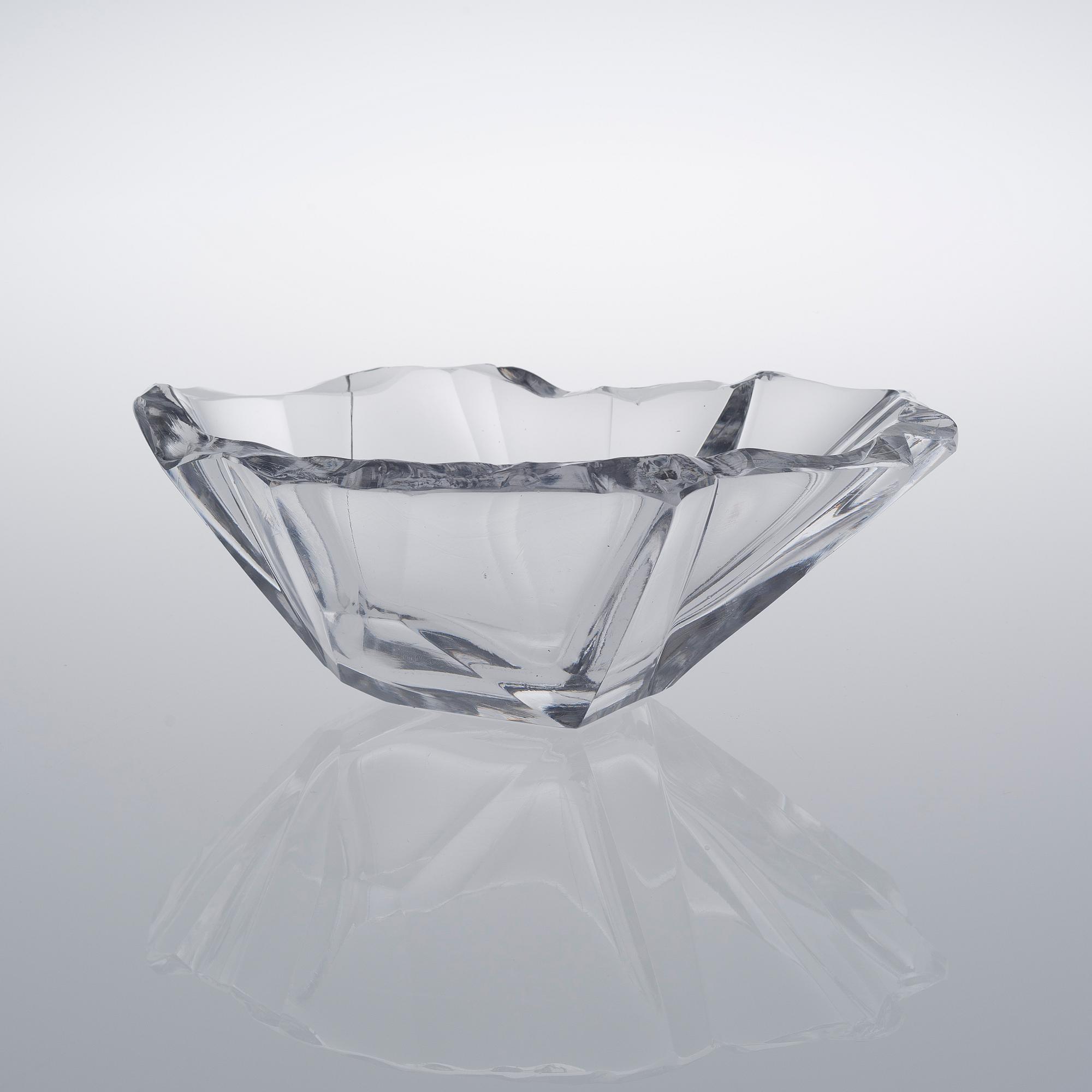 TAPIO WIRKKALA, SKÅL. Isbit. Sign. Tapio Wirkkala, Iittala.