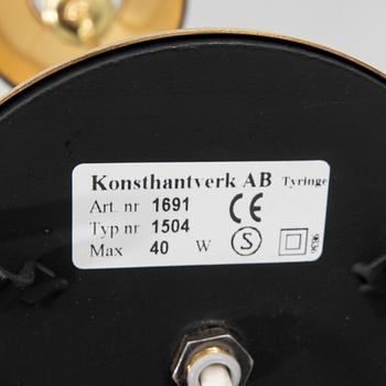 Table lamps 3 pcs Tyringe Konsthantverk AB around 2000.