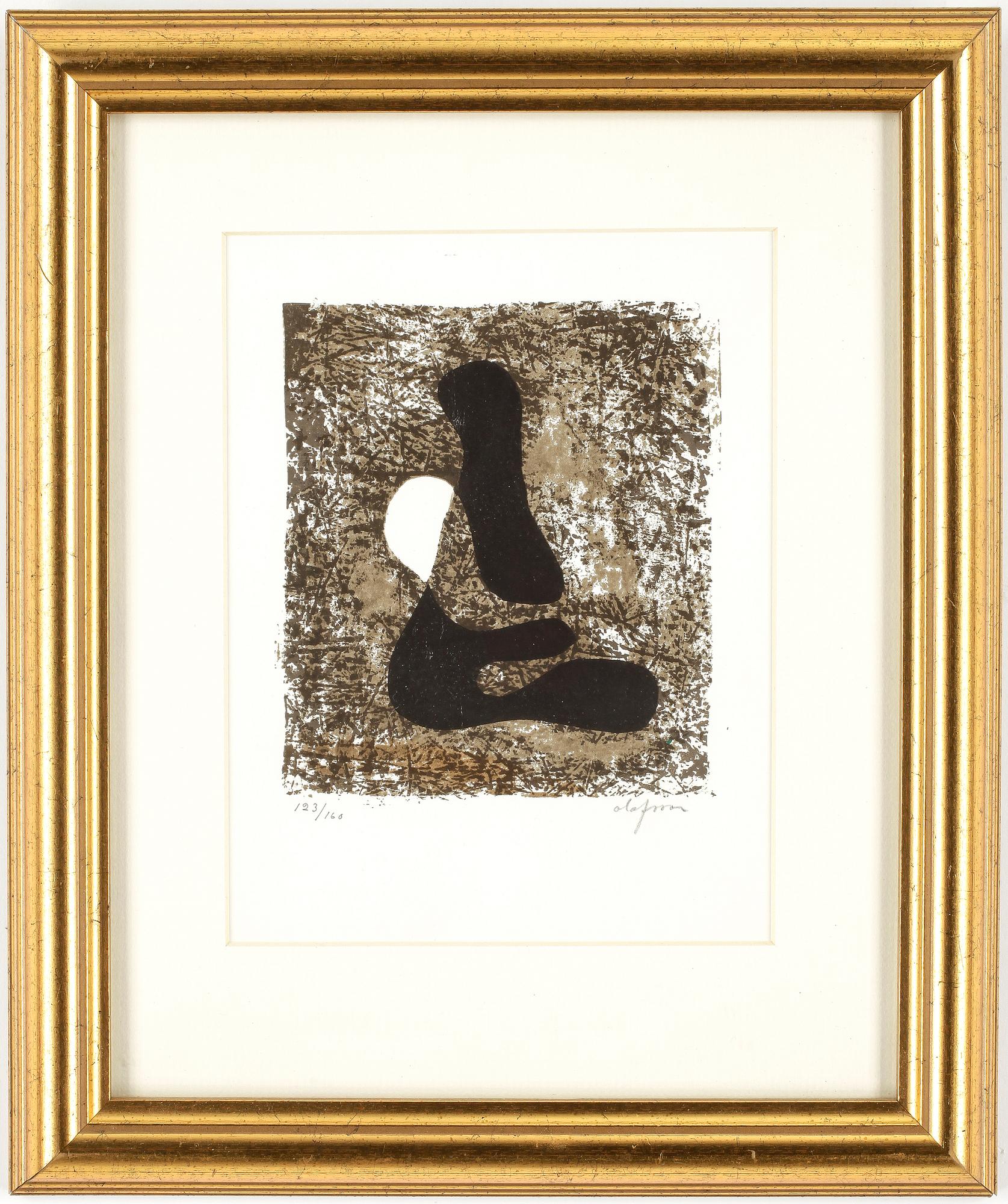 PIERRE OLOFSSON, färglitografi, blyertssignerad och numrerad 123/160.