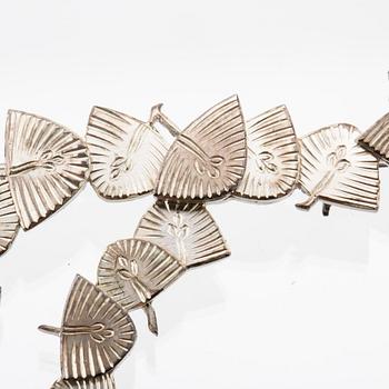 Wiwen Nilsson, brooch sterling silver Lund 1954.