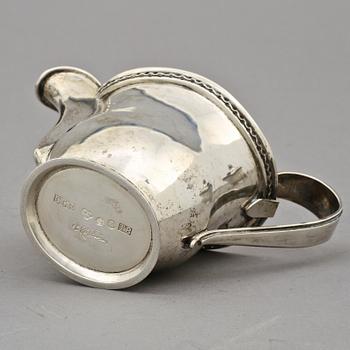 KAFFESERVIS,  3 delar, silver, Eric Råström, Stockholm, 1945. Vikt ca 1 260 gr.