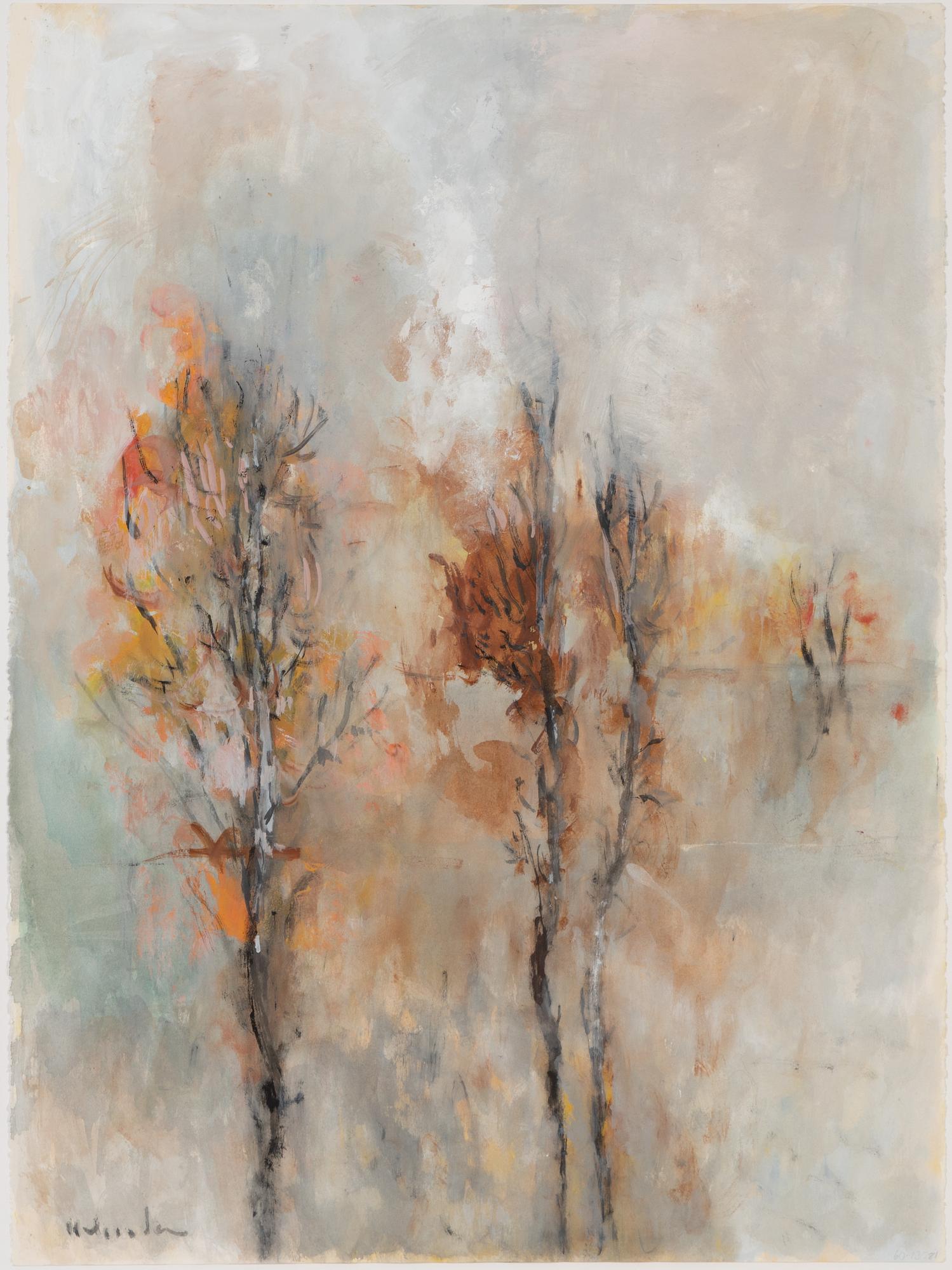 Ruben Heleander, gouache, signed.