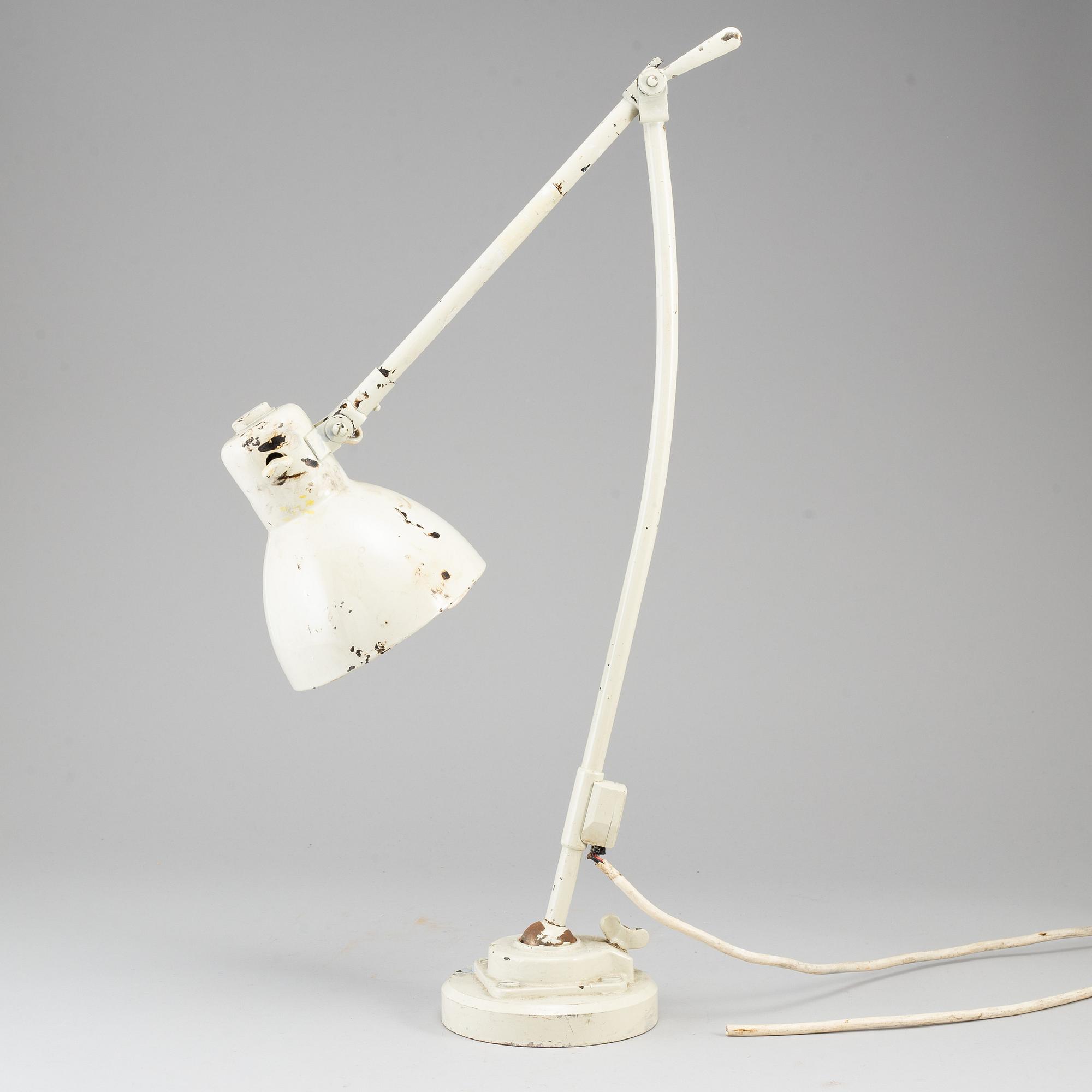 BORDSLAMPA, industrimodell, 1900-talets första hälft.