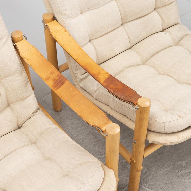 Bror Boje, fåtöljer, ett par, "Junker", Dux.