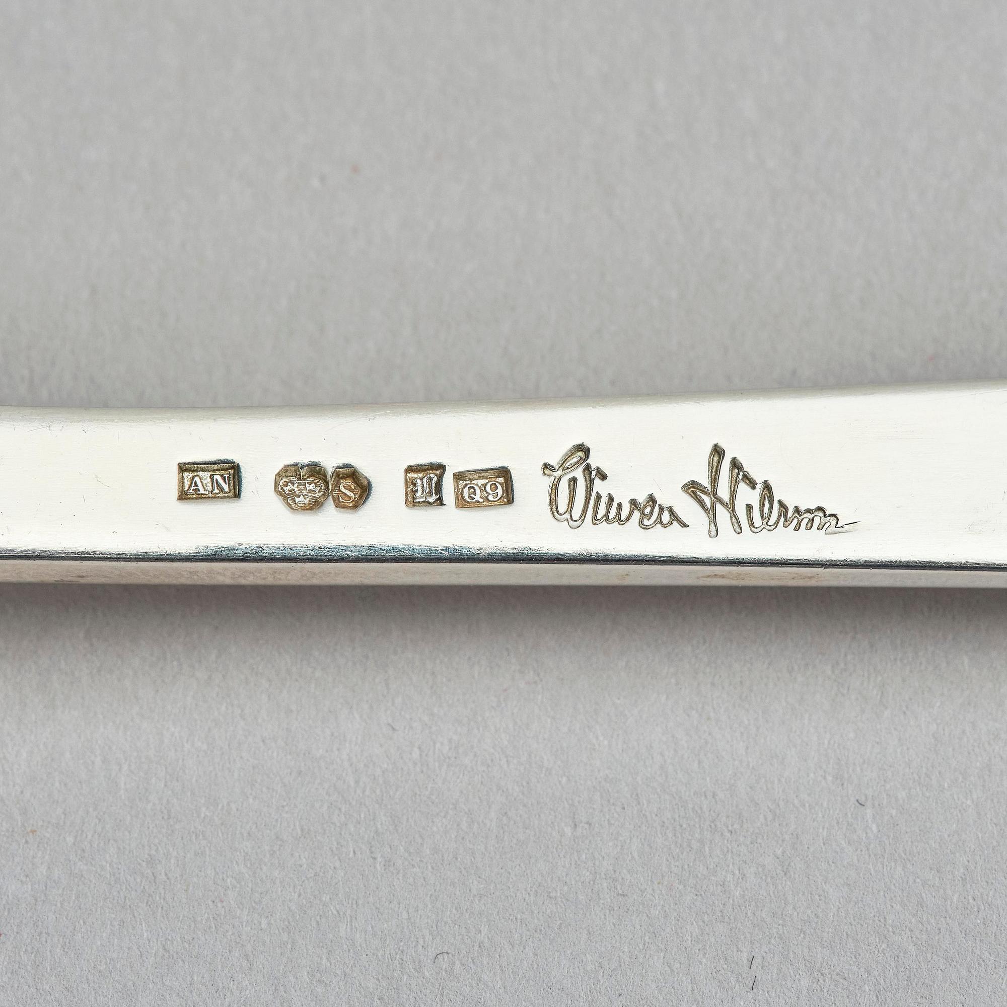 Wiwen Nilsson, a sterling silver cutlery-set of 224 pieces, Lund, Sweden 1954-1966.