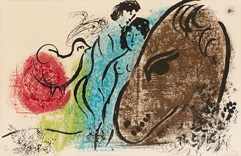 364. Marc Chagall, "Le cheval brun".