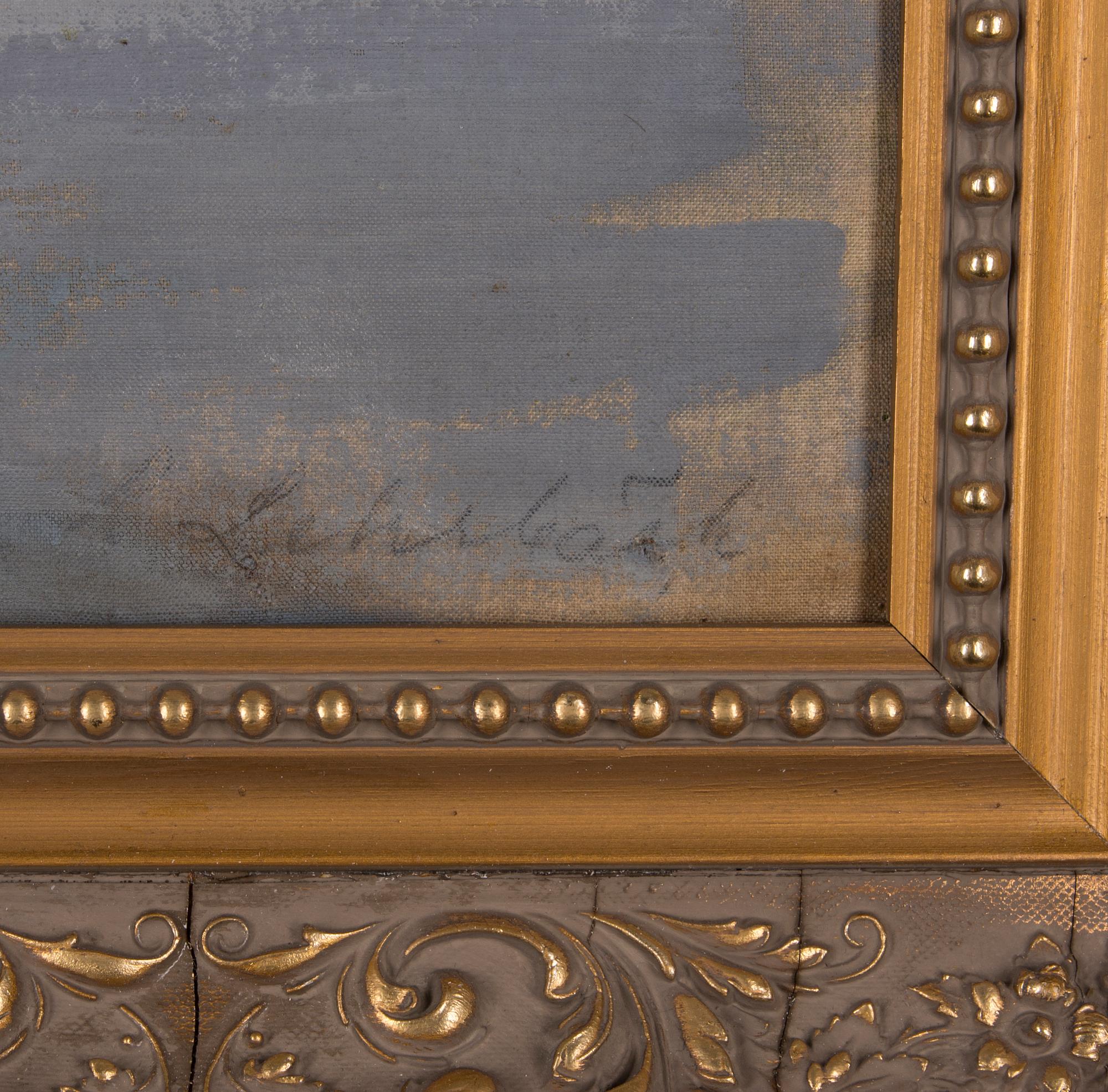 SIGRID LEHRBÄCK, olja på duk, signerad.