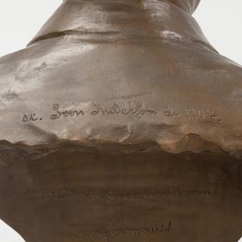 Sven Andersson, skulptur, brons, signerad.