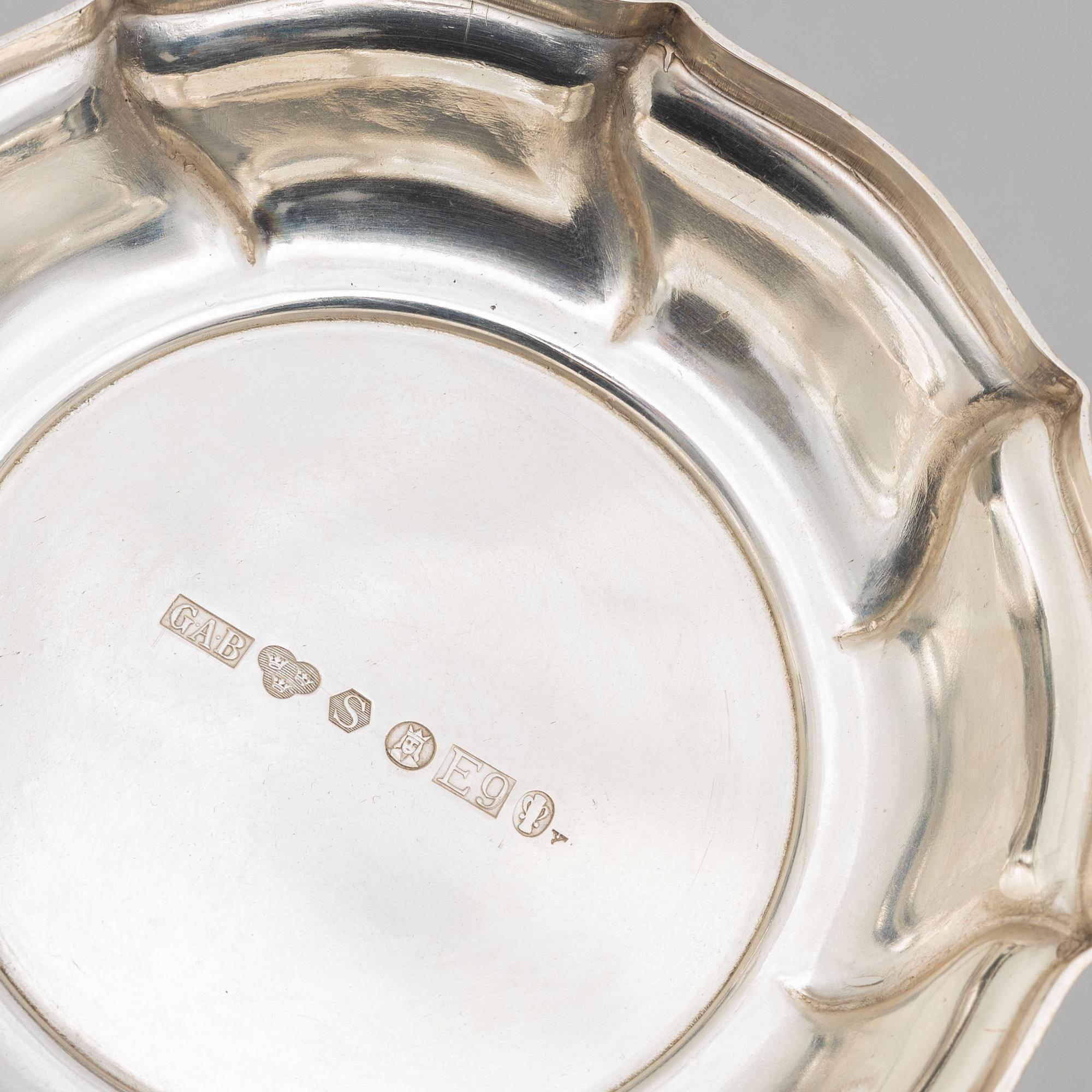 A Swedish Rococo Style Silver Beaker, mark of Guldsmedsaktiebolaget (GAB), Stockholm 1955.