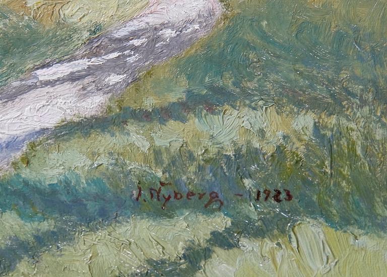 IVAR NYBERG, olja på duk, sign o dat. 1923.