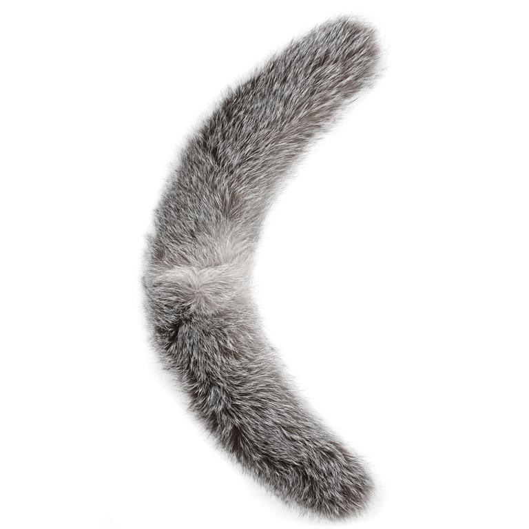 LA PERLA, a fox fur shawl.