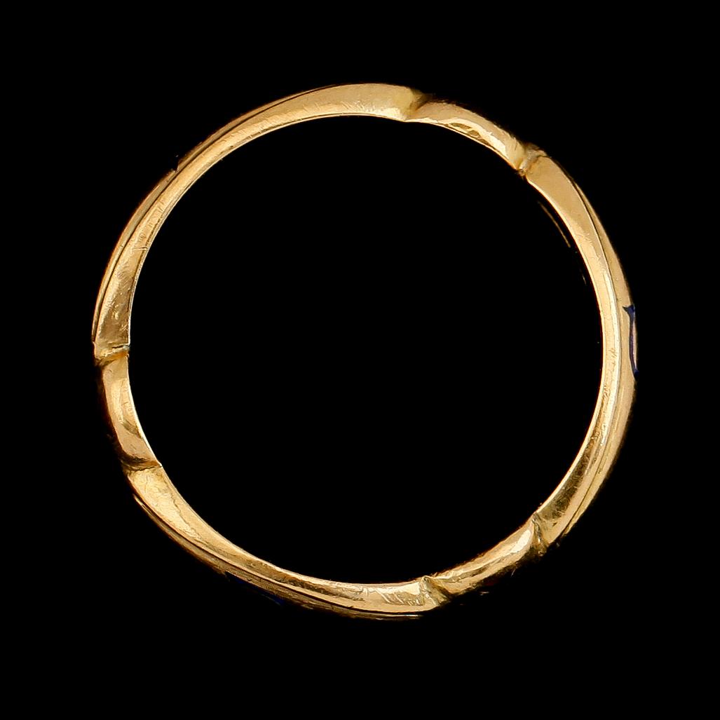 RING, 18K guld, Stockholm 1961. Vikt ca 7 g.
