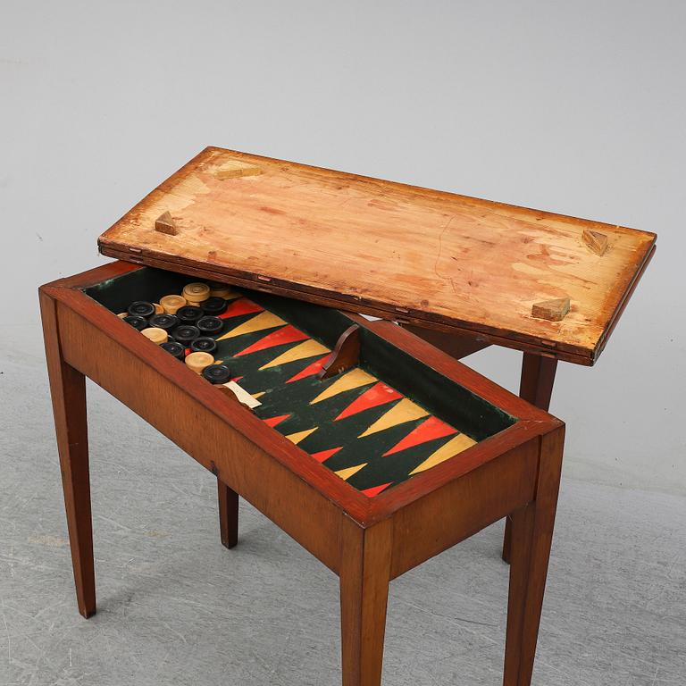A mid 19th Century mahogany cardtable.