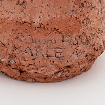 ASMUND ARLE, Skulptur, terracotta, signerad Asmund Arle och daterad 1951.