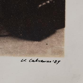 IGOR SAVCHENKO, photograph, signed and dated '89 in ink.