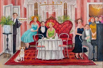 PERNILLA STAPPE, olja på duk, signerad.