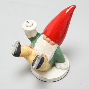 Four figurines by Lisa Larson, stoneware, Gustavsberg, K-Studio, end of the 20th century.