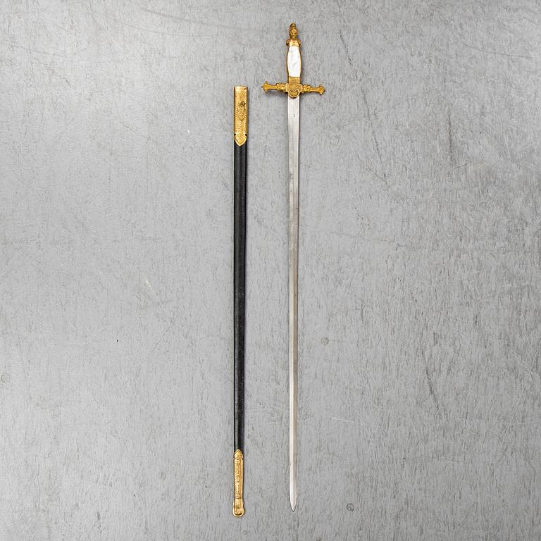 Dräktvärja, 1800-tal.