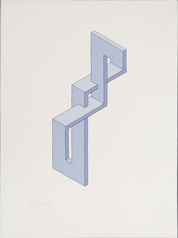 Oscar Reutersvärd, Untitled, 2 pcs.