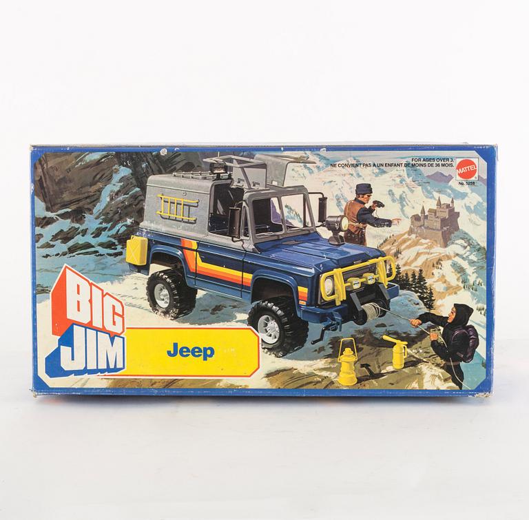 BIG JIM, Jeep i förpackning, Mattel, 1981.