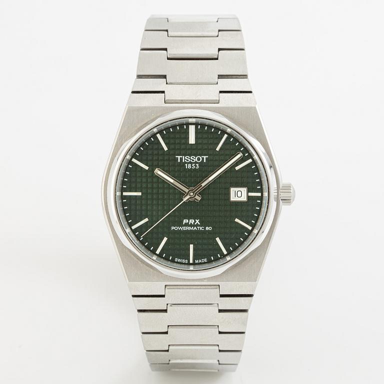 Tissot, PRX, Powermatic 80, wristwatch, 40 mm.