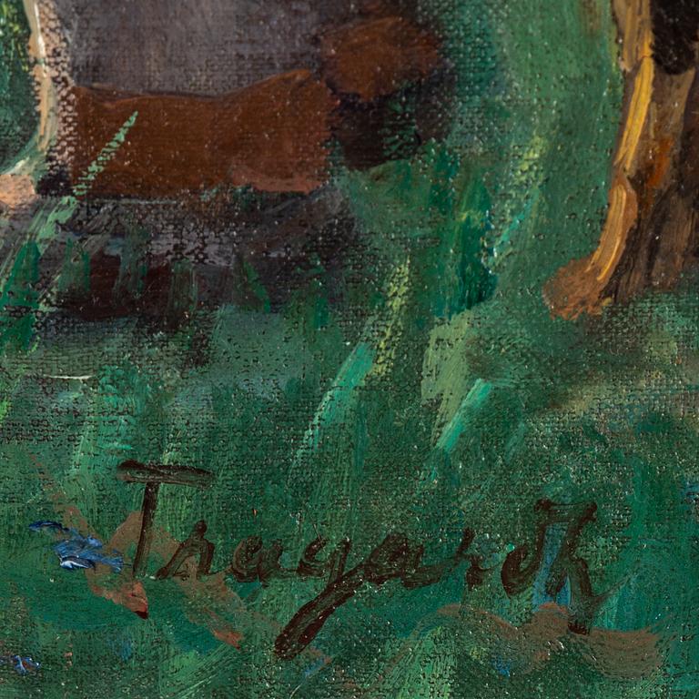 CARL TRÄGÅRDH, oil on canvas, signed Trägårdh.