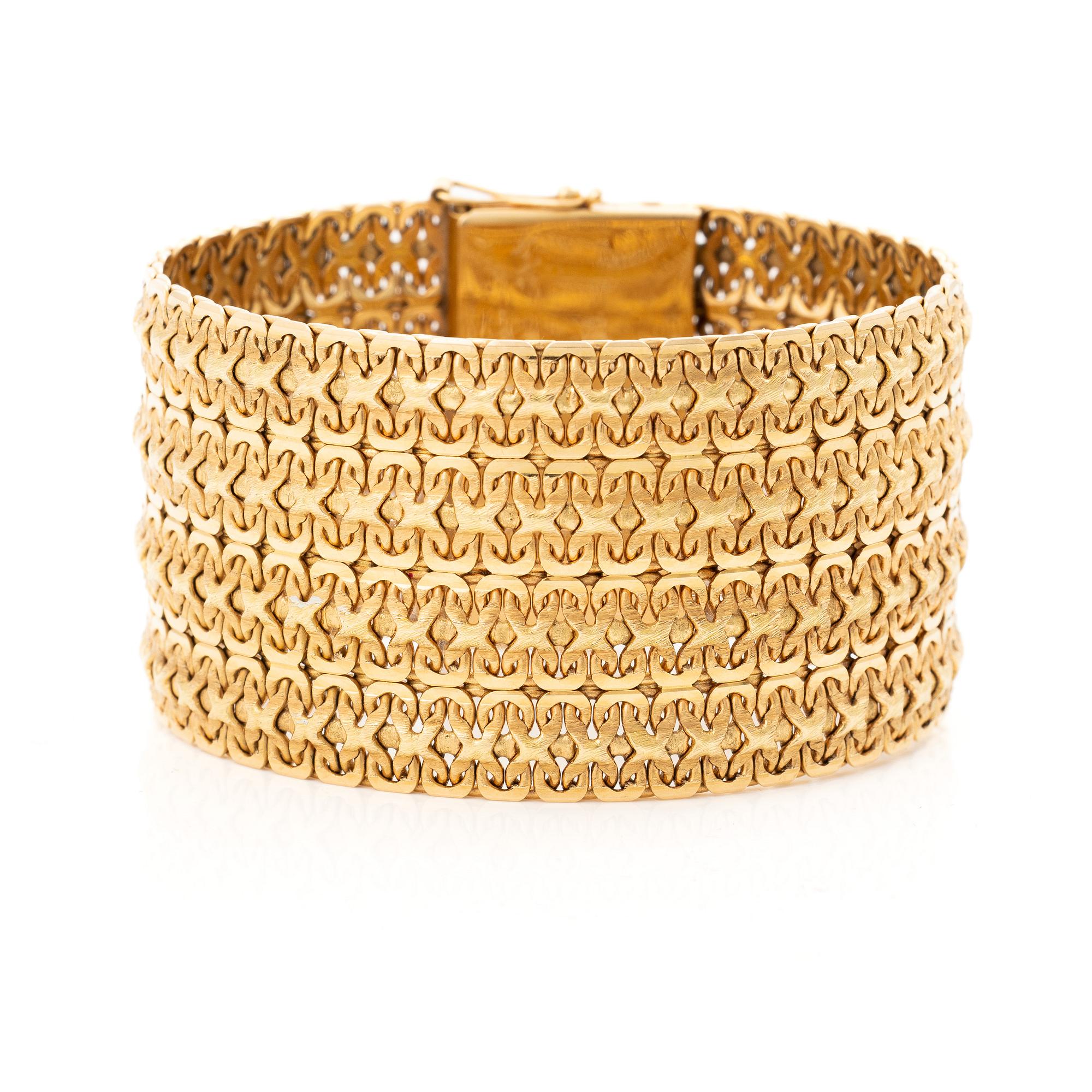 Armband, 18K guld.