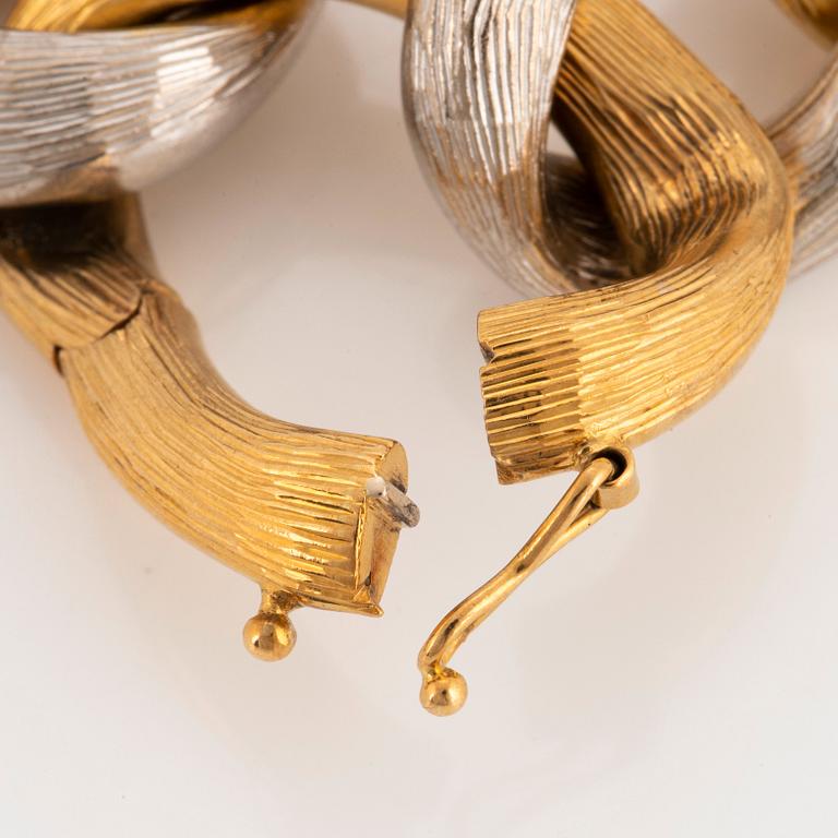 Bucherer armband 18K guld och vitguld.