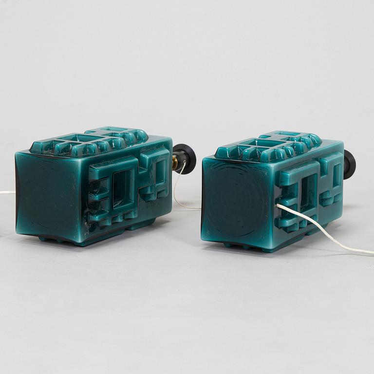 A pair of table lamps, 21st century.