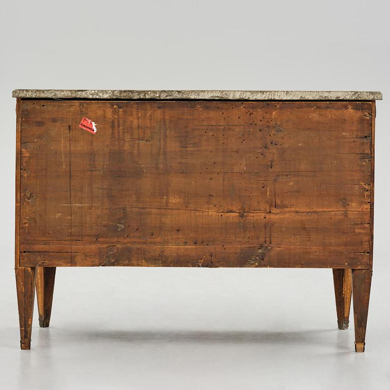 A Gustavian marquetry commode by N. P. Stenström (master in Stockholm 1782-90).