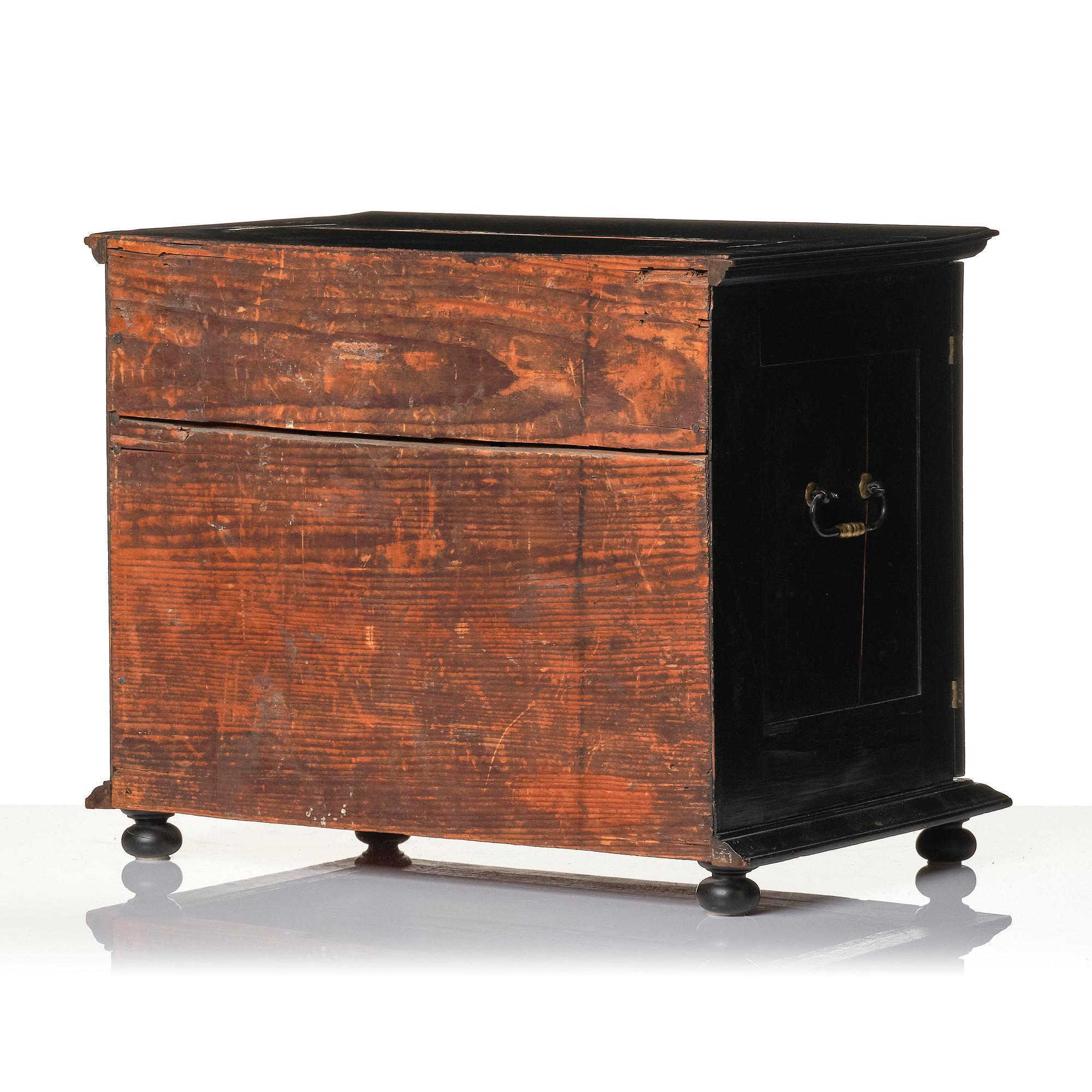 Kabinettskåp, Holland, sent 1600-tal, Barock.