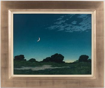 Michael Bennallack-Hart, Landscape with Moon.