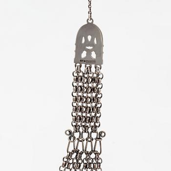 Halsband "Paradis", sterlingsilver. Kalevala Koru, Helsingfors 1985.