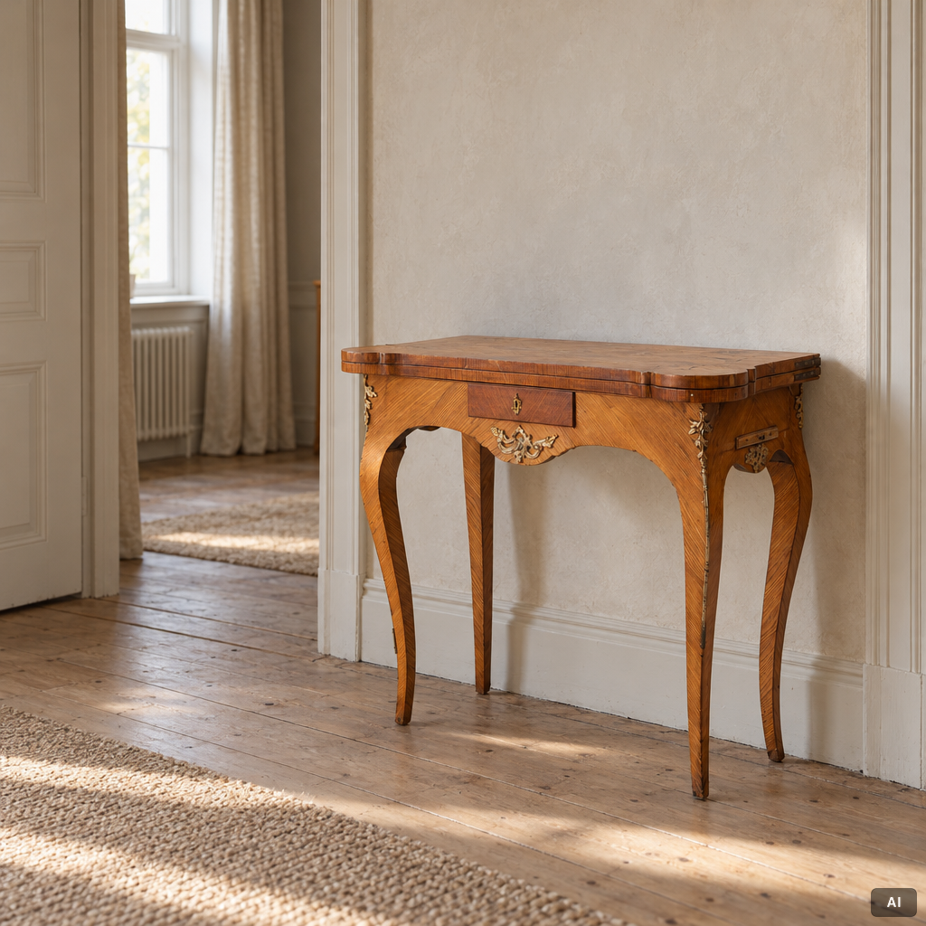 A game table, Rococo, 18th century.