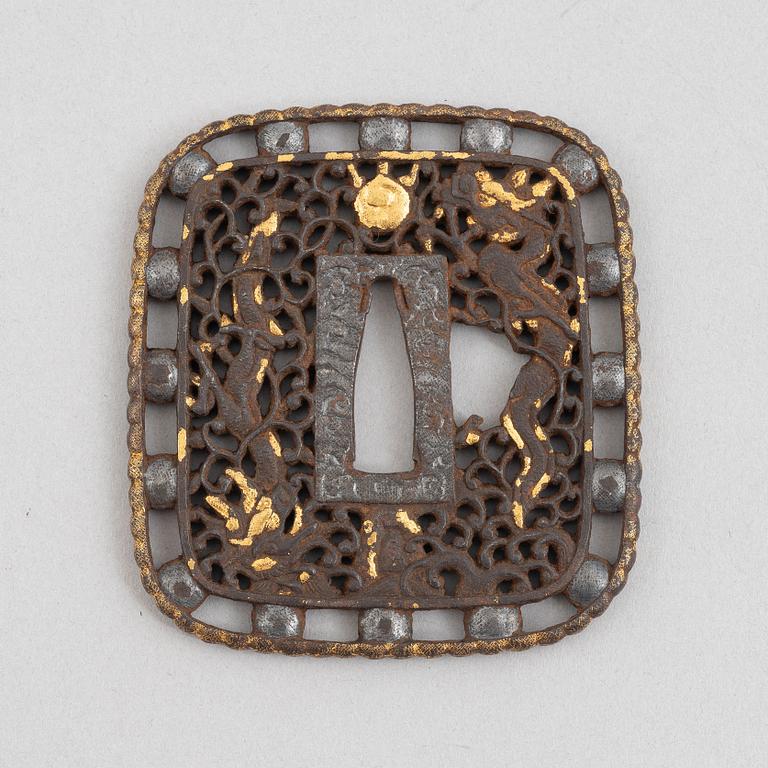 Tsuba, Nanban, Edo.