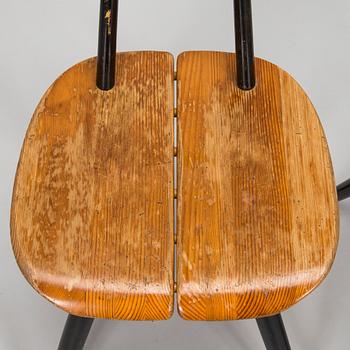 Ilmari Tapiovaara, two 'Pirkka' chairs Asko late 1950s and Laukaan Puu 1960s.