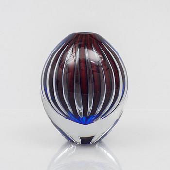 Jan-Erik Ritzman, a glass vase, Transjö.