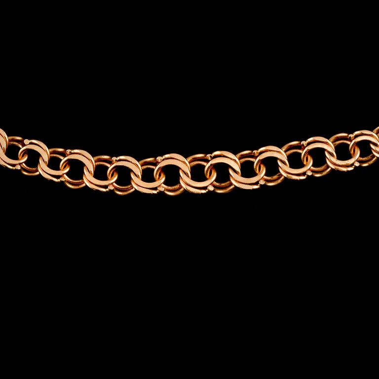 HALSLÄNK, 18K guld, NSE, Köping, 1996. Vikt 10,1 gram.