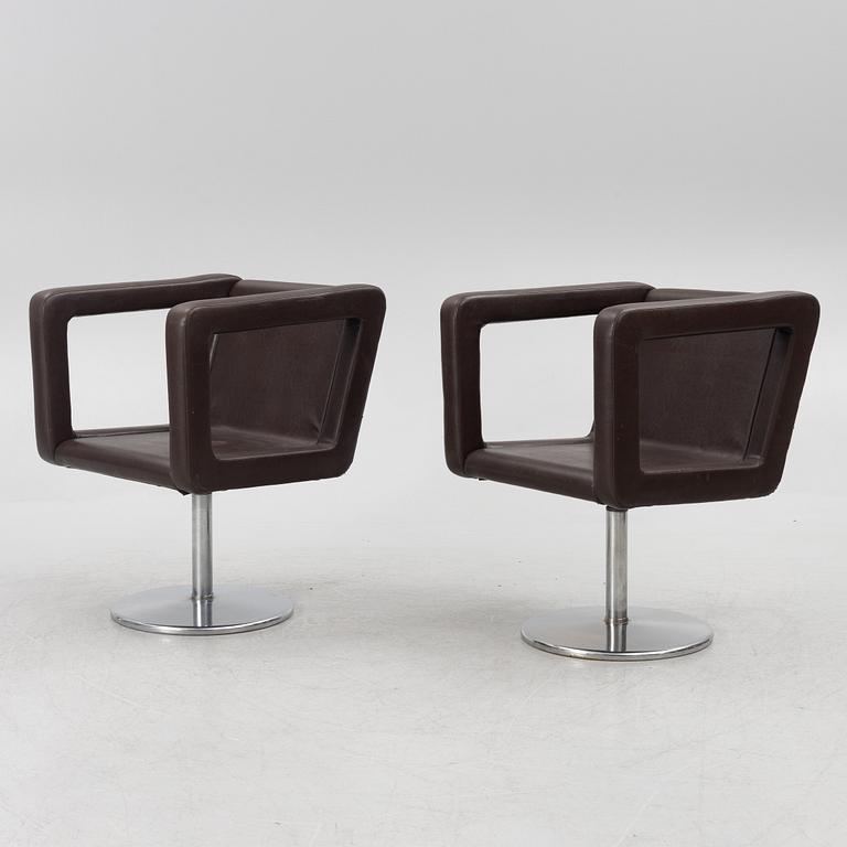 A pair of Armchairs, Johanson Design, contemporary.