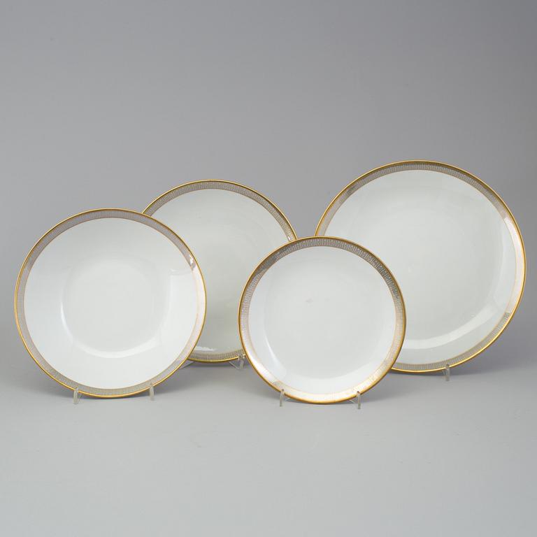 MATSERVIS, 56 delar, porslin, "Exclusiv", Rörstrand, 1950/60-tal.