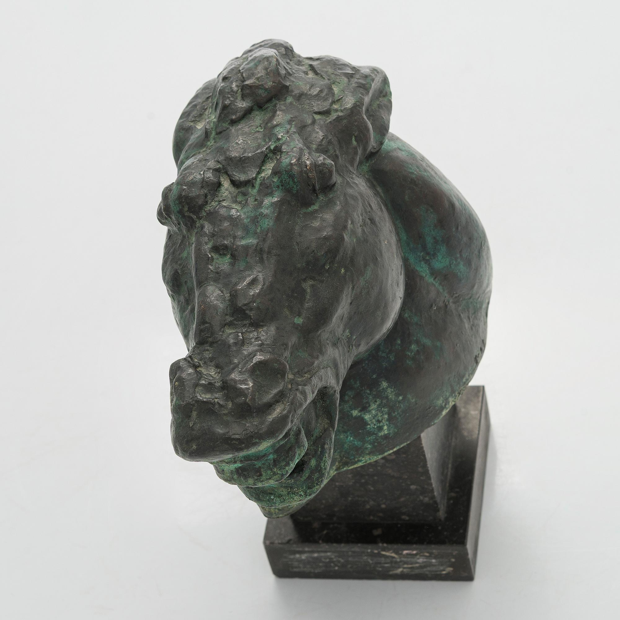 Carl Milles, Hevosen pää.