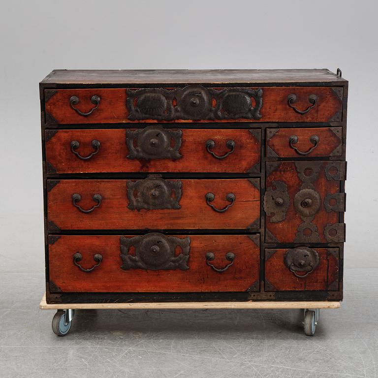 A Japanese Tansu, from around the year 1900.